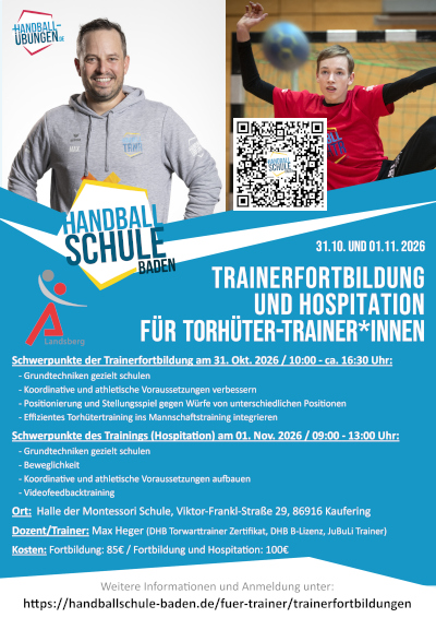 Torhüter*Innen Trainerfortbildung